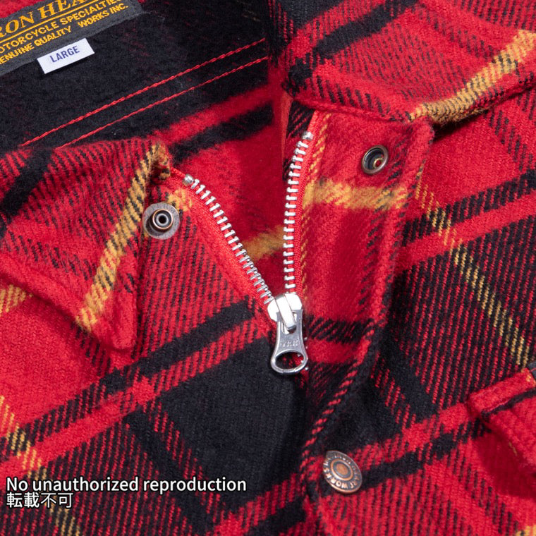 ウルトラヘビーライダースフランネルクラシックチェック／レッド