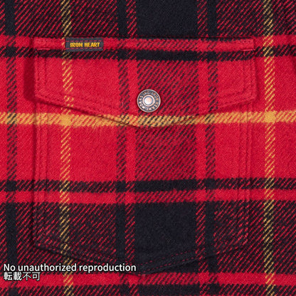 ウルトラヘビーライダースフランネルクラシックチェック／レッド