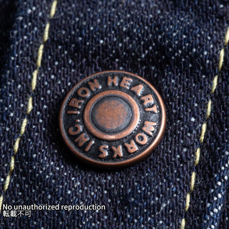 16ozセルビッチC.P.O.シャツ／インディゴ – IRON HEART