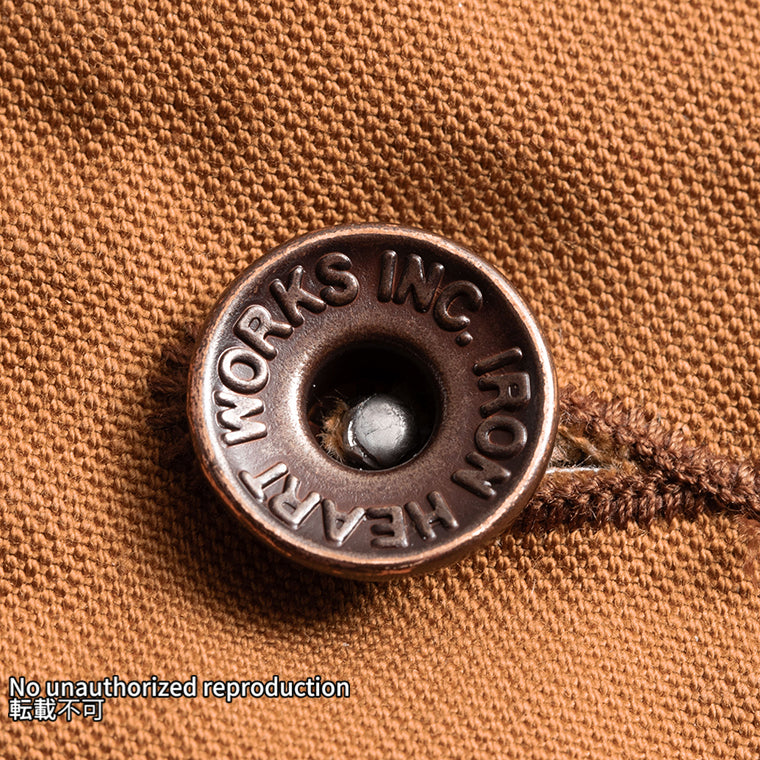 オーガニックコットンダックチョアジャケット／ブラウン