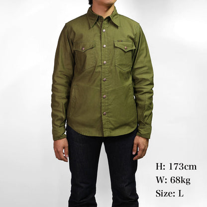 ミリタリーコードC.P.Oシャツ／オリーブ