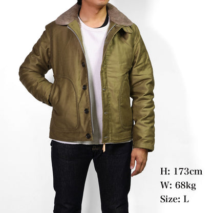 ウィップコードN-1タイプデッキジャケット／カーキ