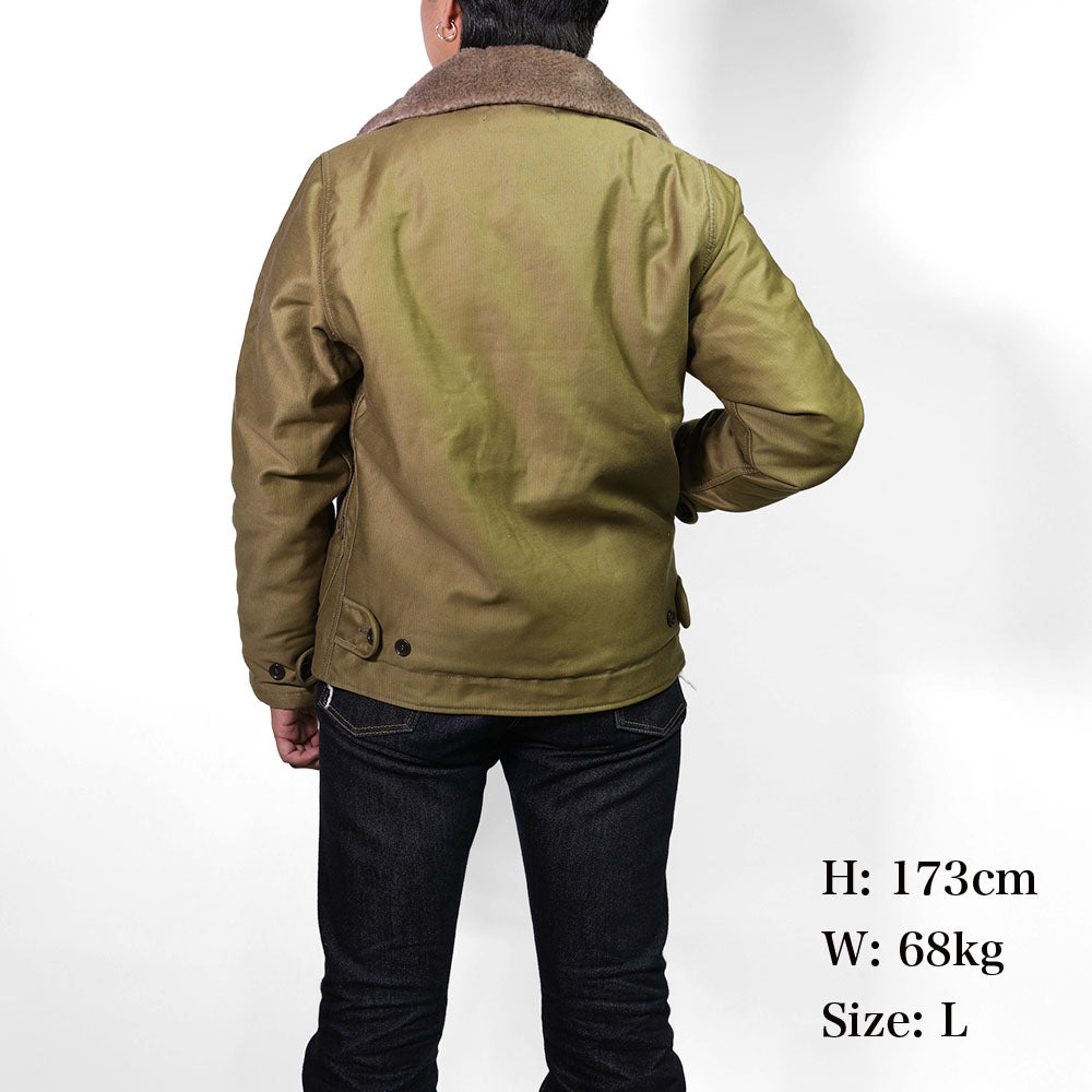 ウィップコードN-1タイプデッキジャケット／カーキ