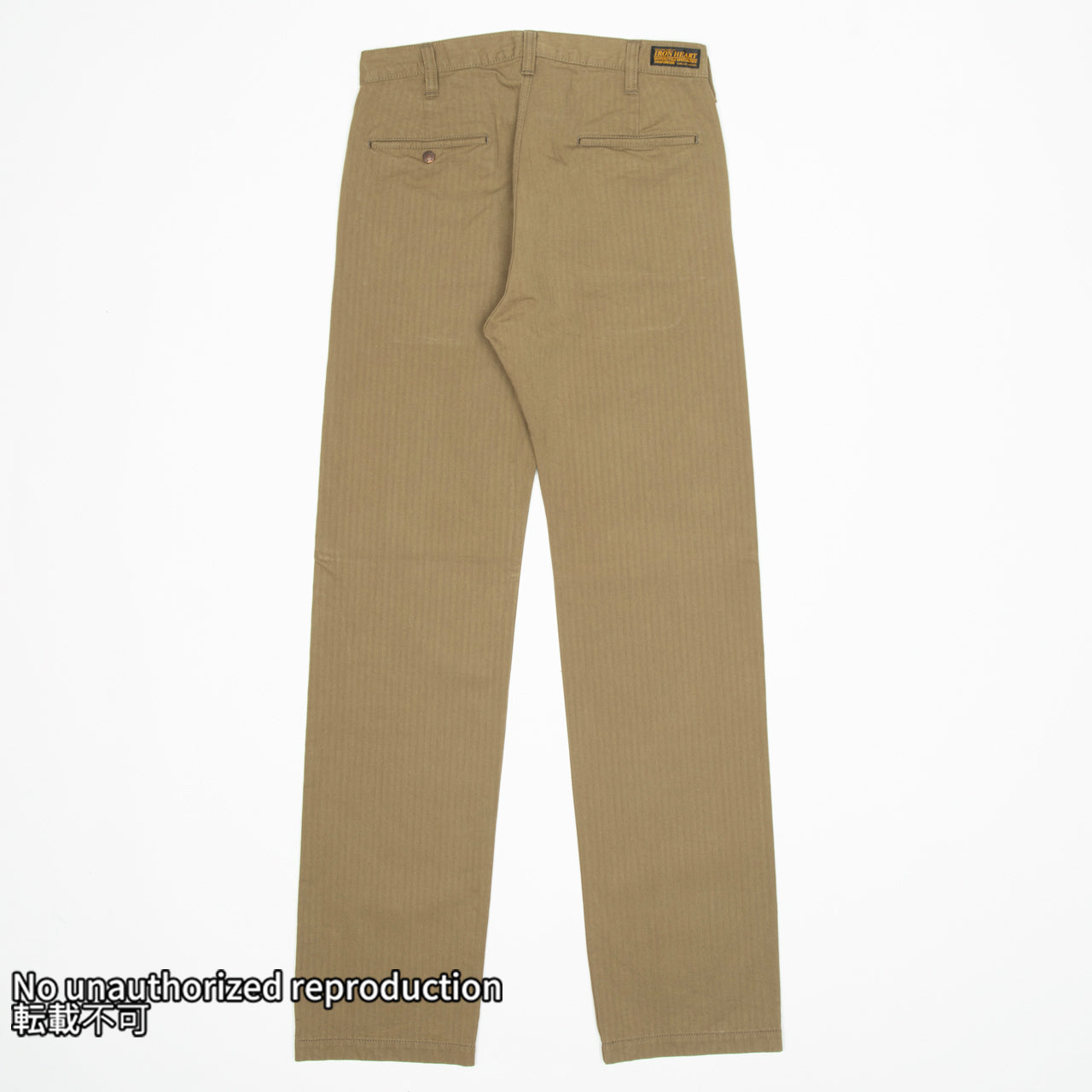 735-10.6ozヘリンボーントラウザー／カーキ – IRON HEART