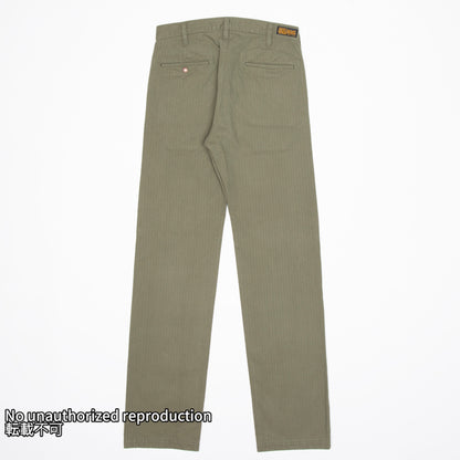 10.6ozヘリンボーントラウザー／ODグリーン