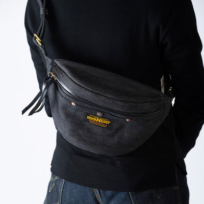 21ozデニムウエストバッグ／インディゴ