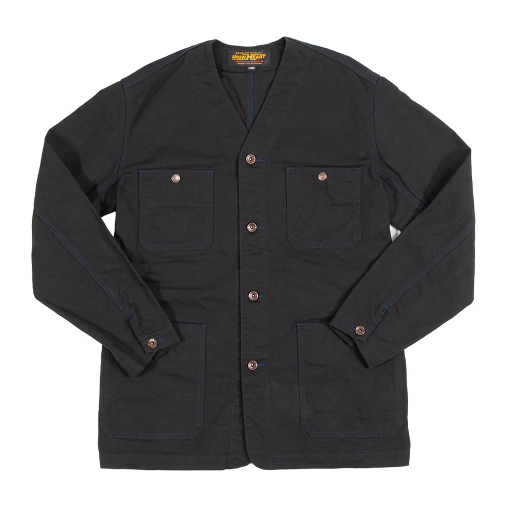 【IHJ-159】ダックカラーレスチョアジャケット／ブラック