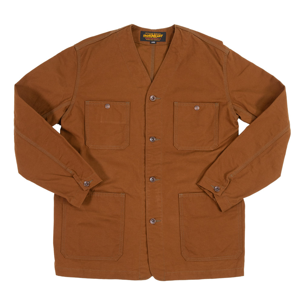 【IHJ-159】ダックカラーレスチョアジャケット／ブラウン