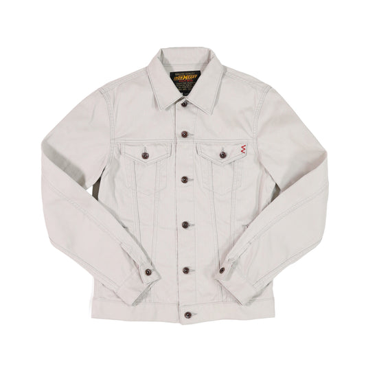 【IHJ-162】ピケトラッカージャケット／ライトグレー