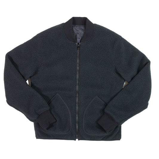 【IHJ-157】リバーシブルフリースジャケット／ブラック