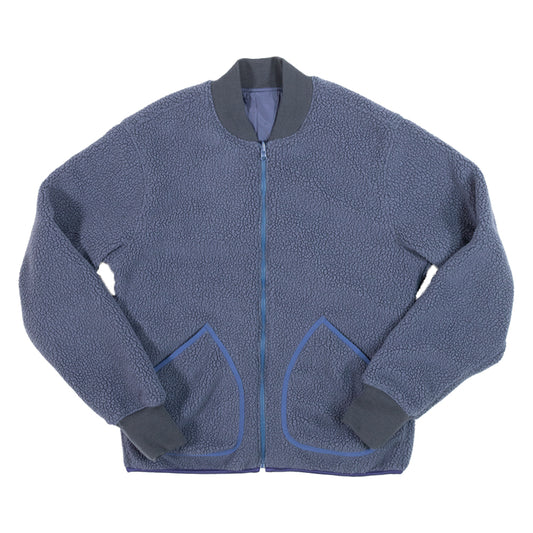 【IHJ-157】リバーシブルフリースジャケット／ネイビー