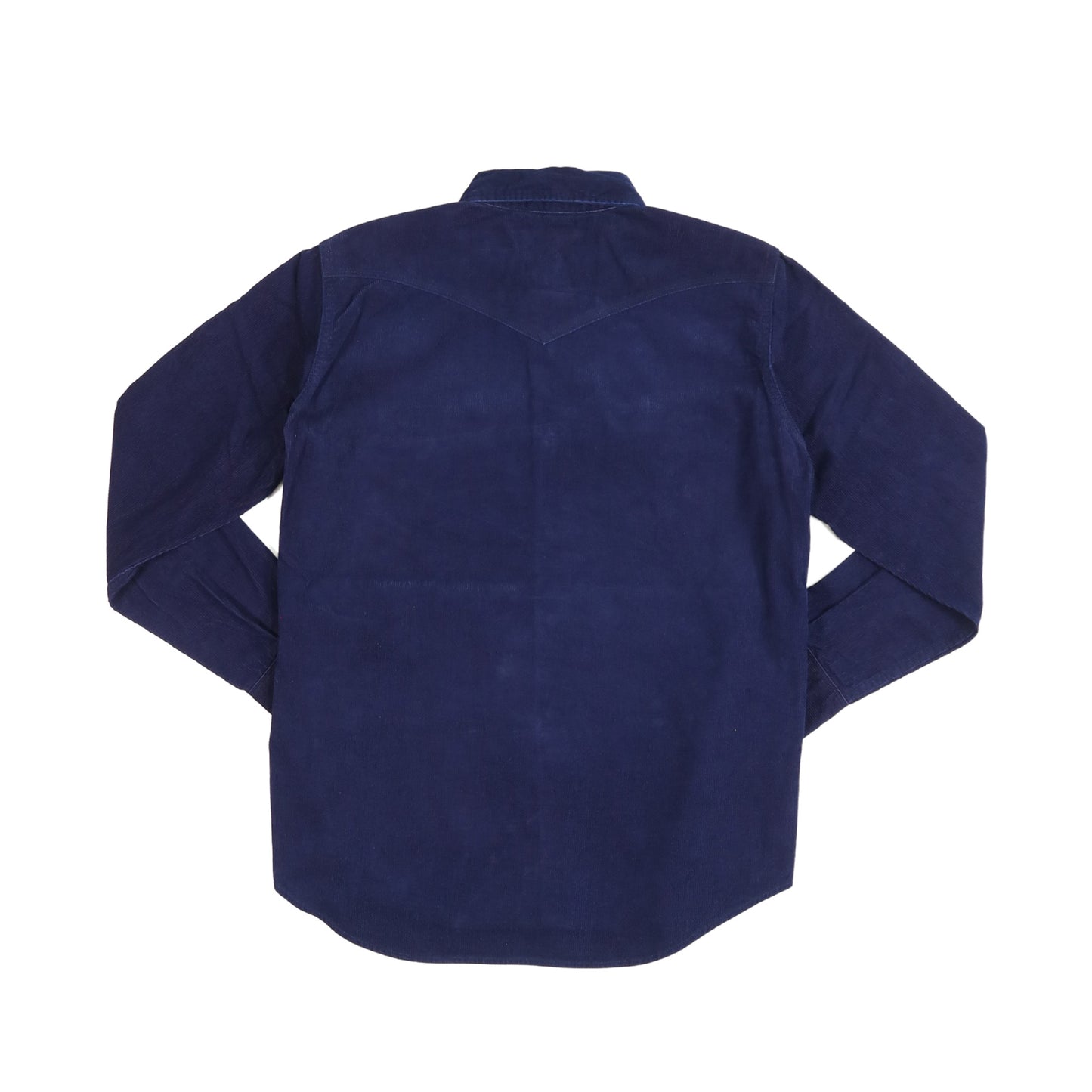【IHSH-438】インディゴセルビッチコーデュロイウエスタンシャツ／インディゴ