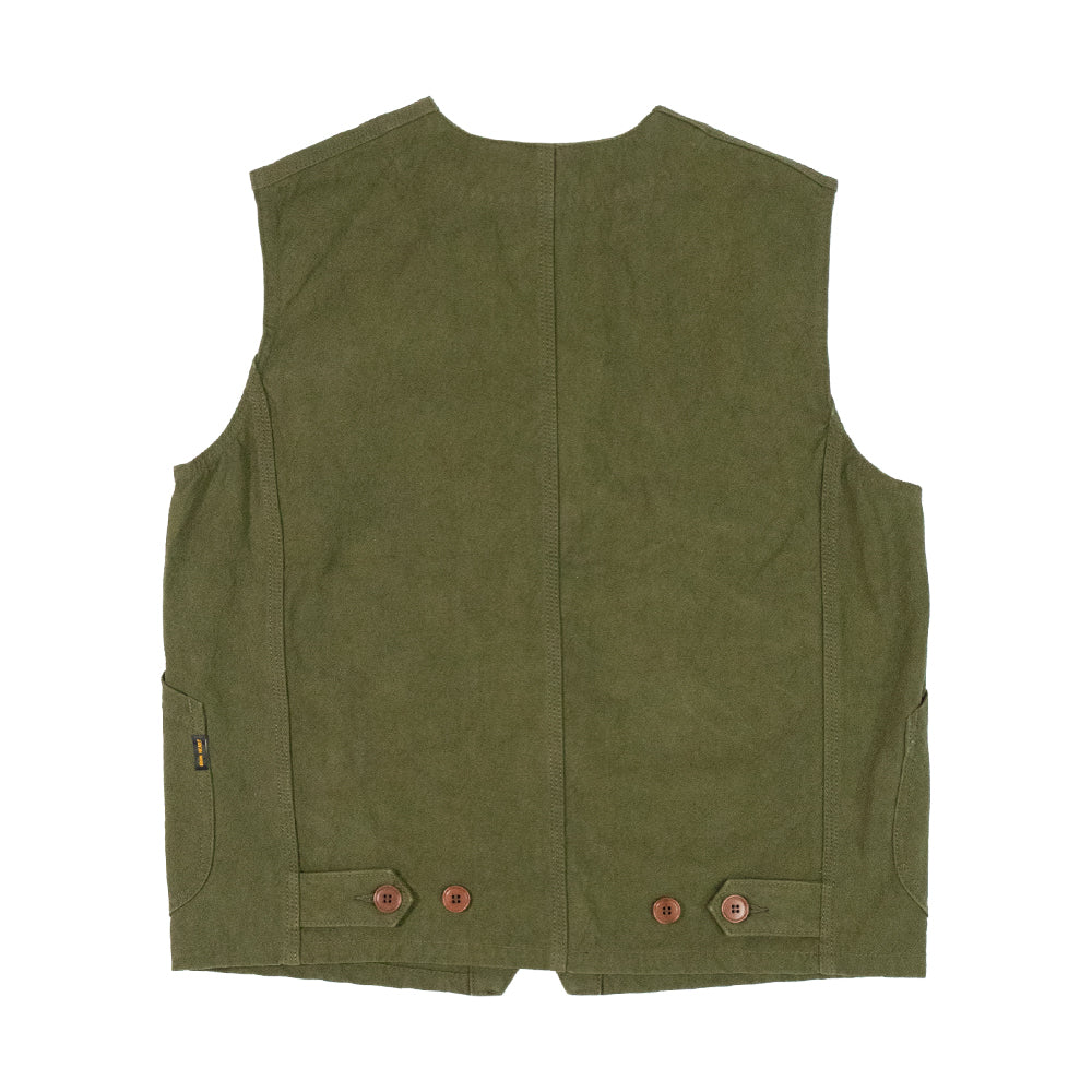 【IHV-52】ダックワークベスト／オリーブ