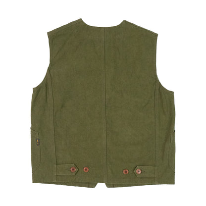 【IHV-52】ダックワークベスト／オリーブ