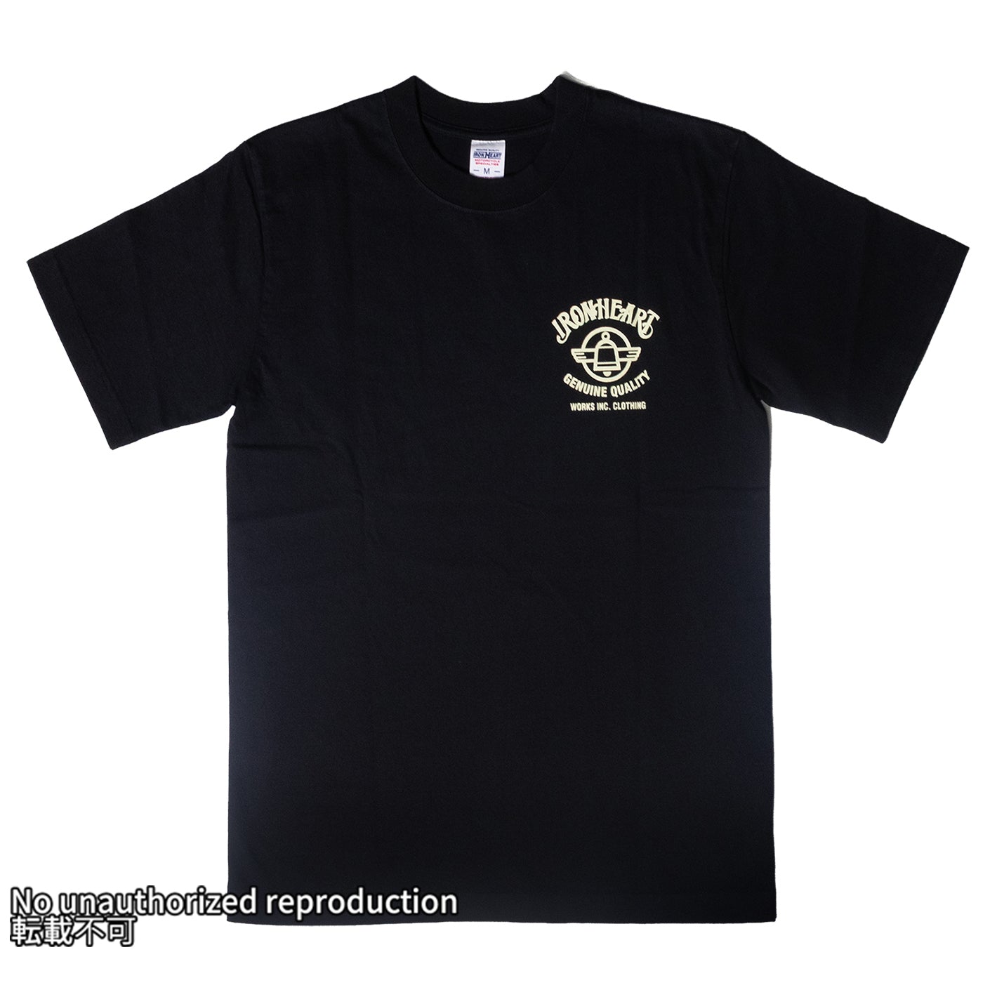 7.5ozヘビーボディプリントTシャツ(denimwear柄)／ブラック – IRON HEART