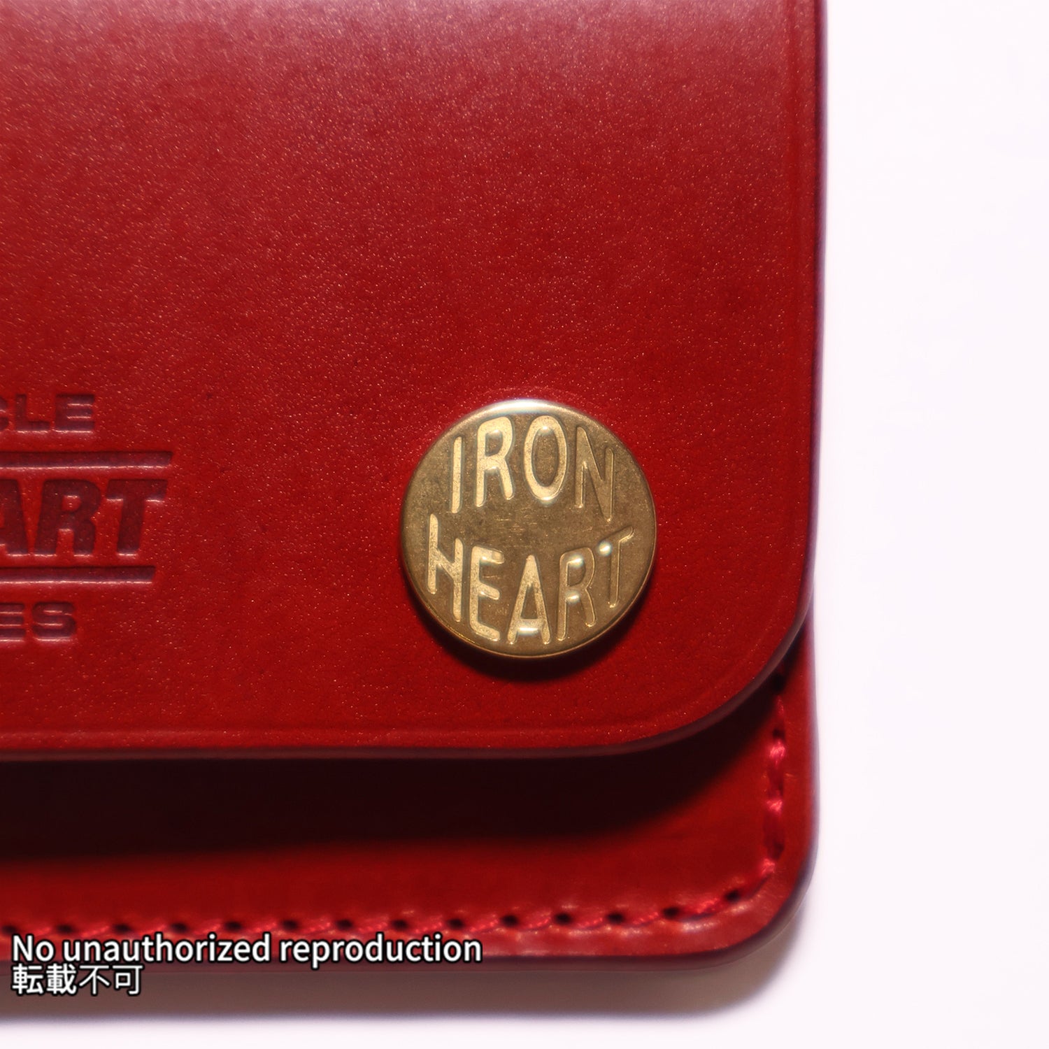 栃木レザー ミニトラッカーウォレット（レッド） – IRON HEART