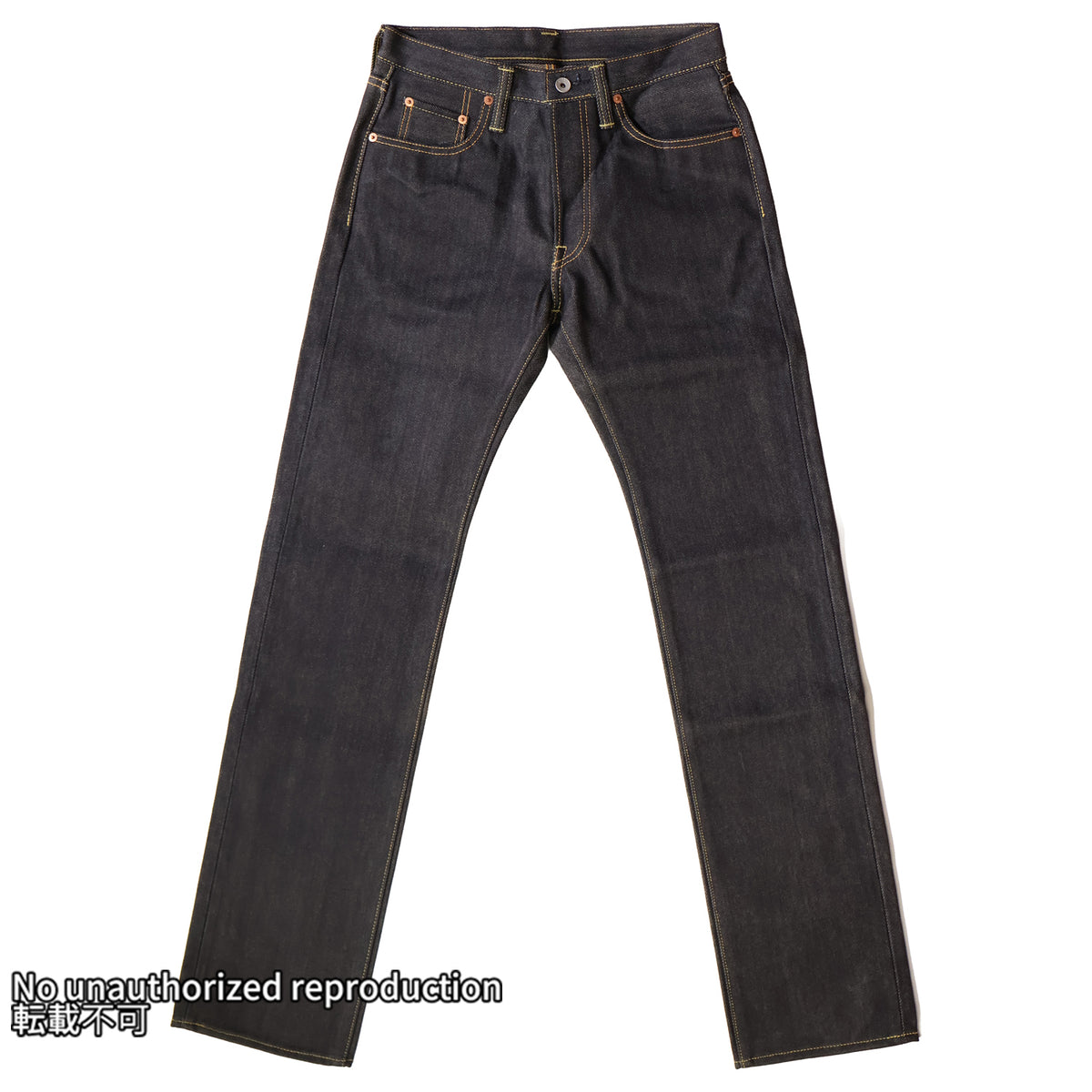 【634S-21P】21ozセルビッチデニム パラフィンコーティング／インディゴ