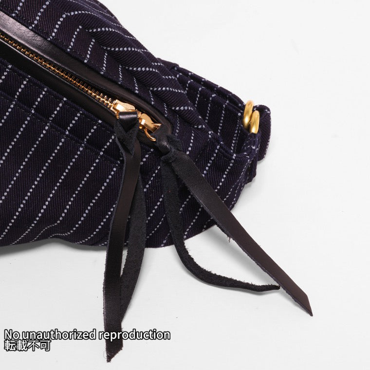 12ozウォバッシュ ウエストバッグ／インディゴ