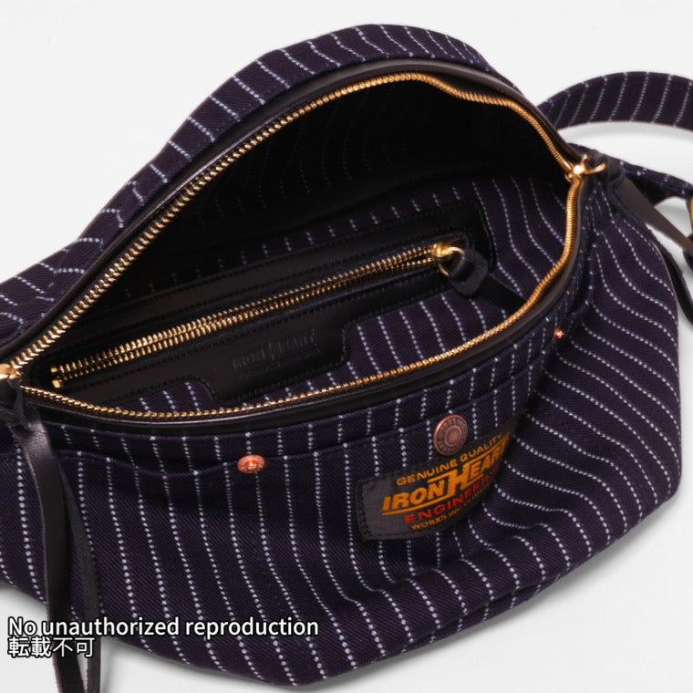 12ozウォバッシュ ウエストバッグ／インディゴ