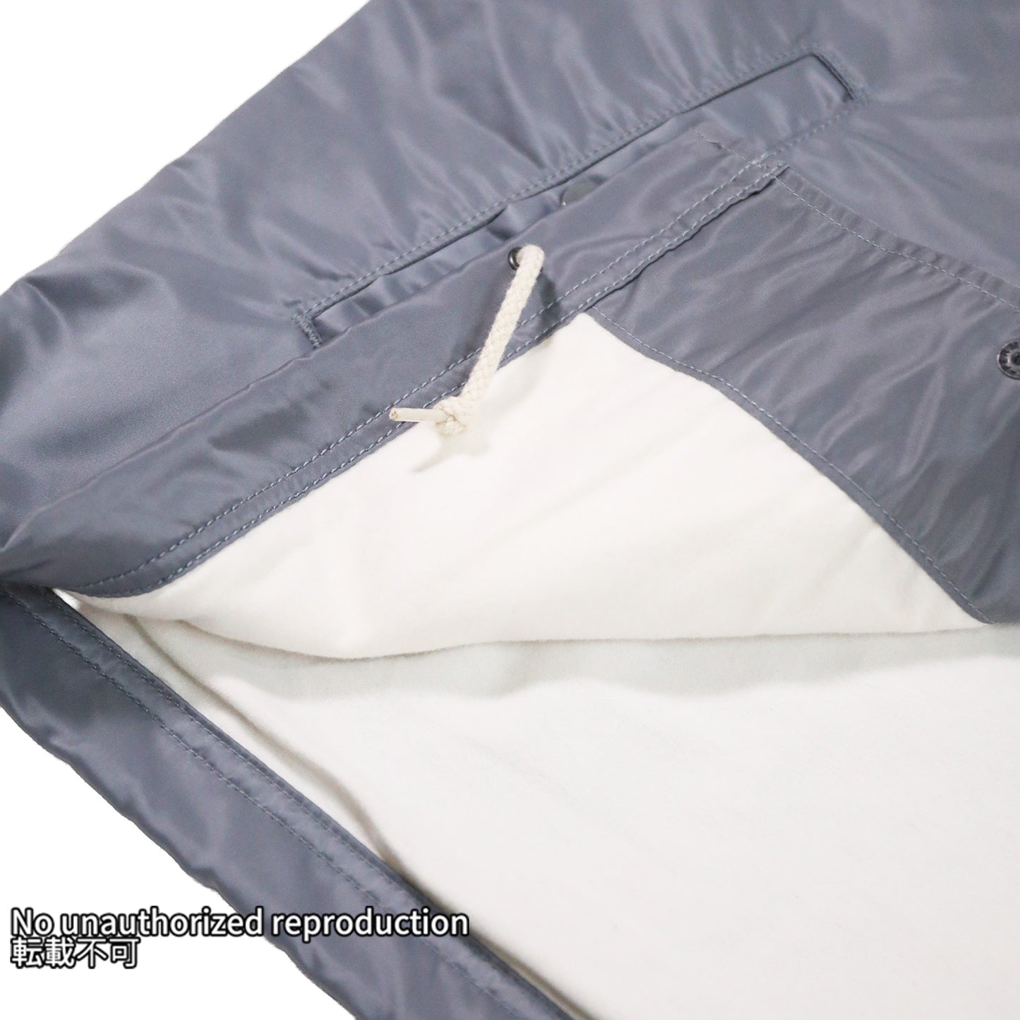 【IHJ-160】ナイロンコーチジャケット／グレー
