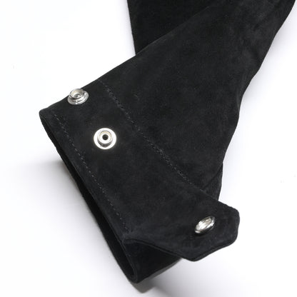 ホースハイドスウェードレザーM-65タイプジャケット／ブラック