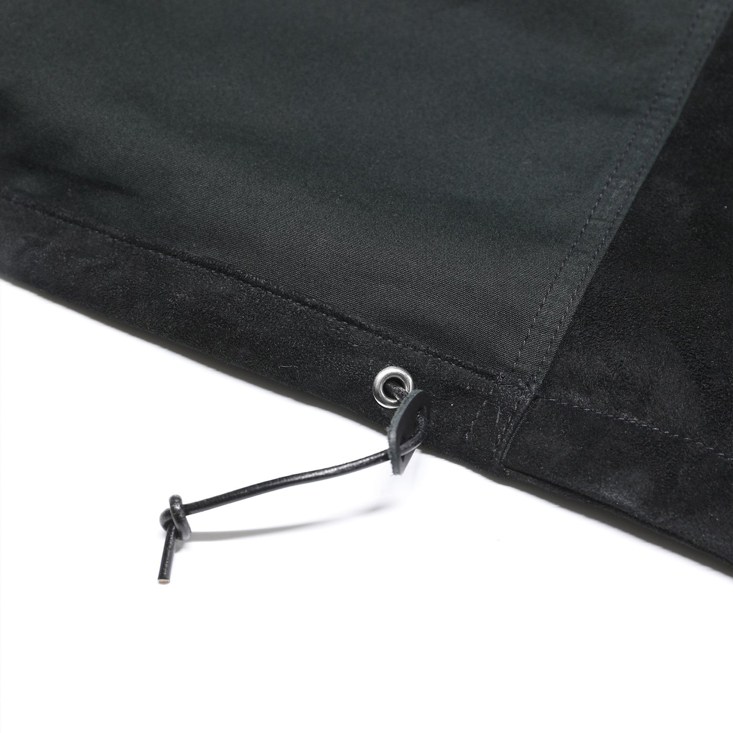 ホースハイドスウェードレザーM-65タイプジャケット／ブラック