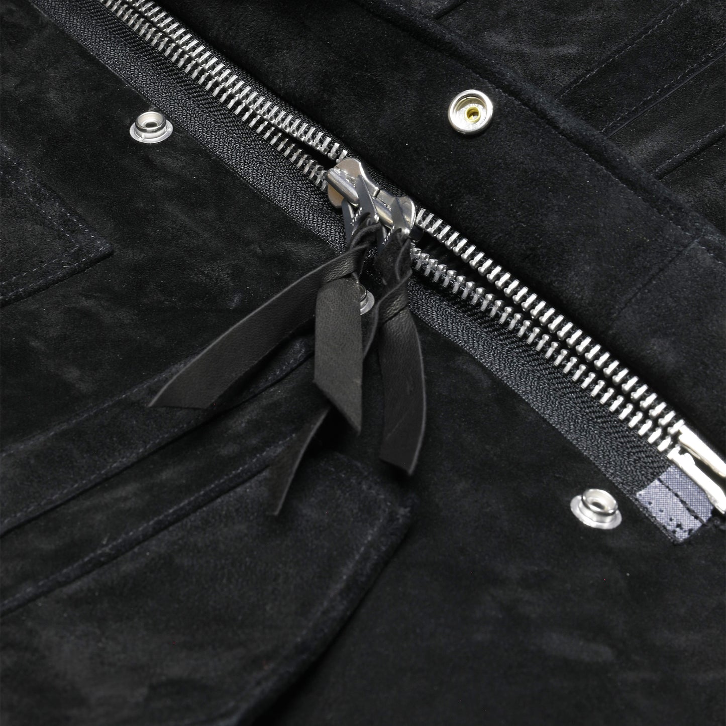 ホースハイドスウェードレザーM-65タイプジャケット／ブラック