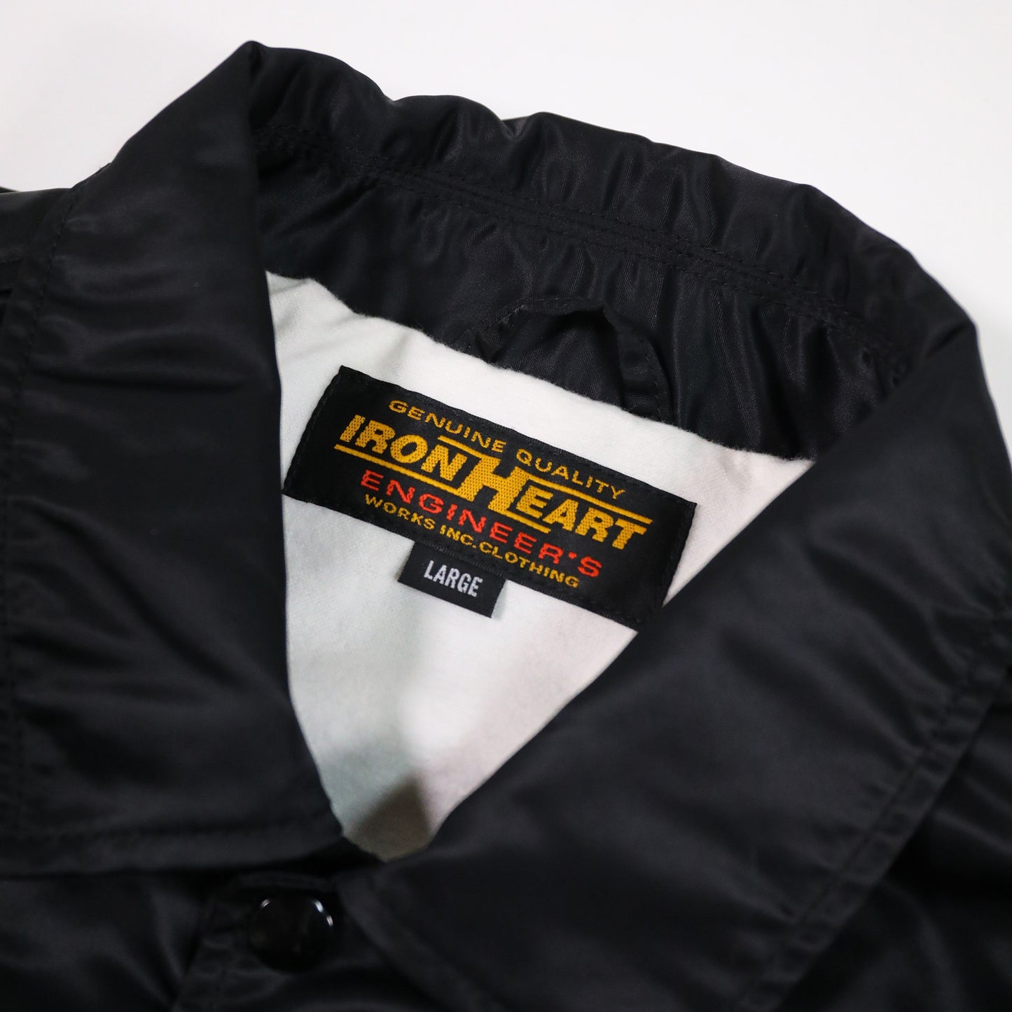 【IHJ-160】ナイロンコーチジャケット／ブラック