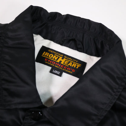 【IHJ-160】ナイロンコーチジャケット／ブラック