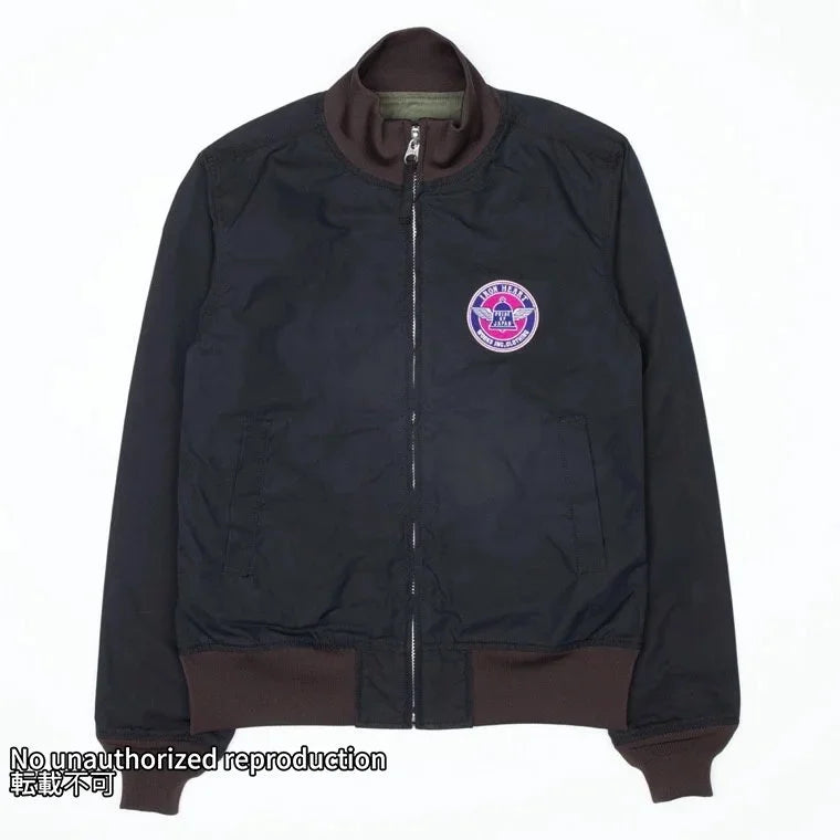 リバーシブルタンカースジャケット／ブラック