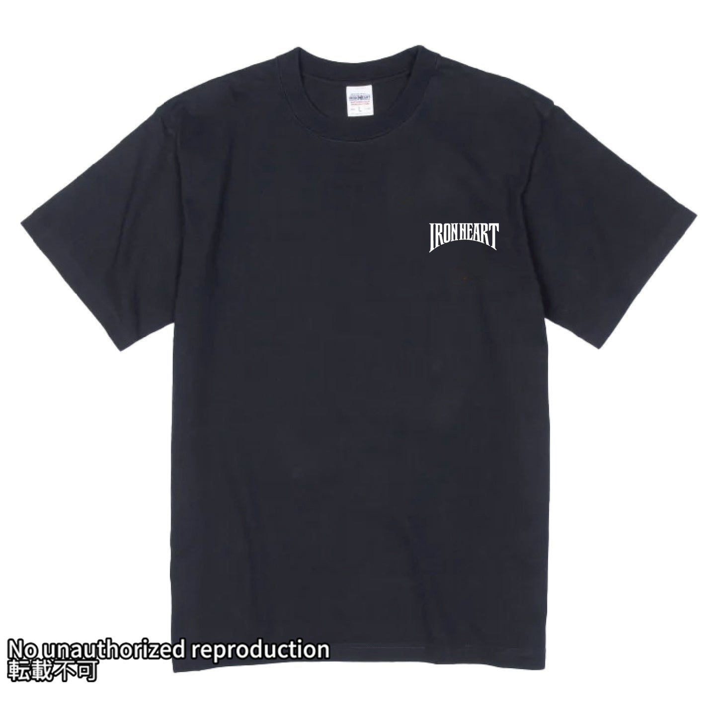 7.5ozヘビーボディプリントTシャツ(ライディング柄)／ブラック