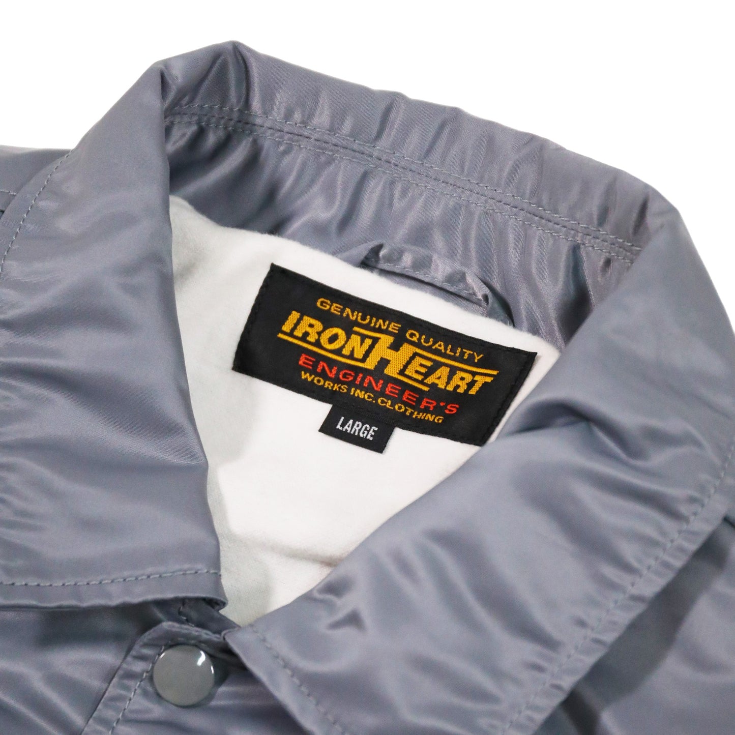 【IHJ-160】ナイロンコーチジャケット／グレー