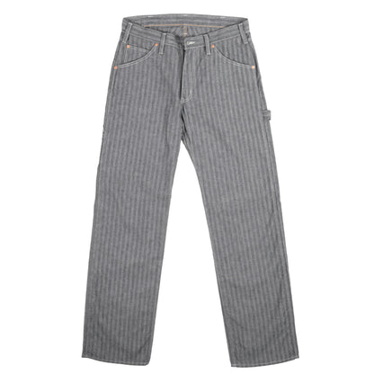 【830】ヘリンボーンペインターパンツ／ブラック