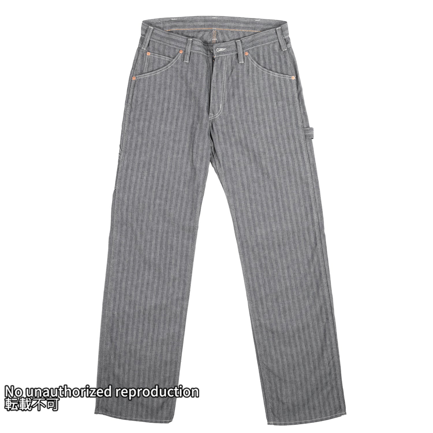 アイアンハートダブルニーヘリンボーンw31ジッパーフライ PANTS – IRON HEART