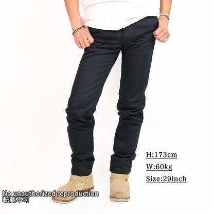 12ozヘビーチノトラウザーレギュラーフィット／ネイビー