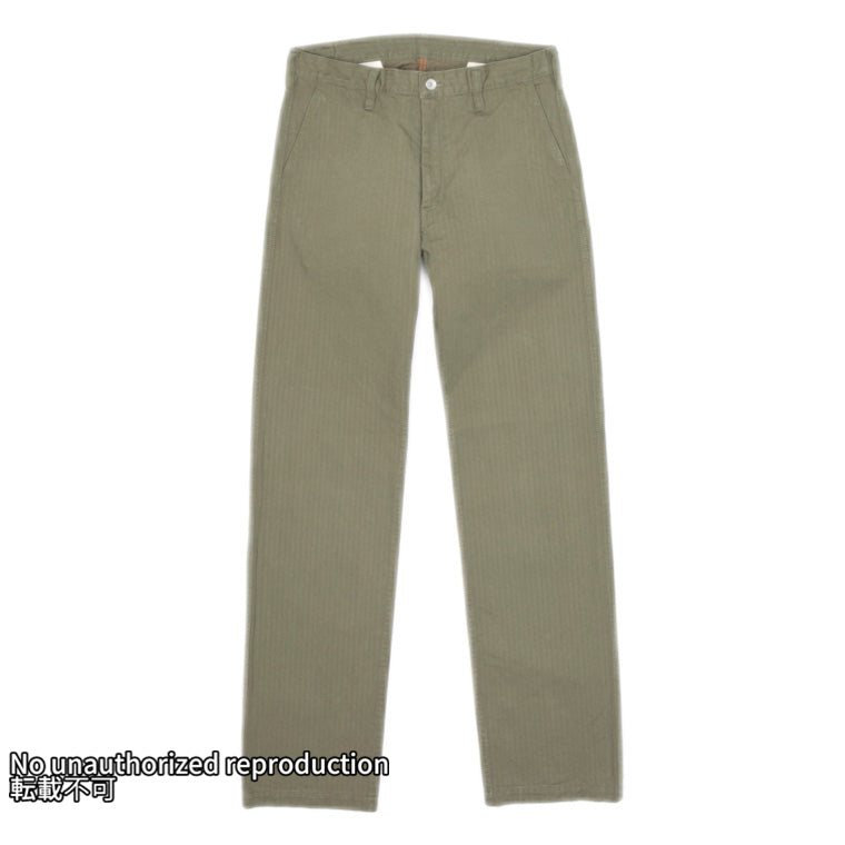 10.6ozヘリンボーントラウザー／ODグリーン