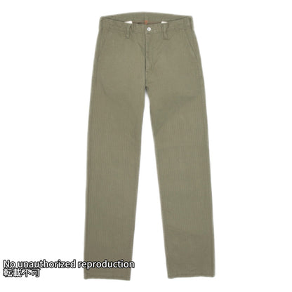 10.6ozヘリンボーントラウザー／ODグリーン