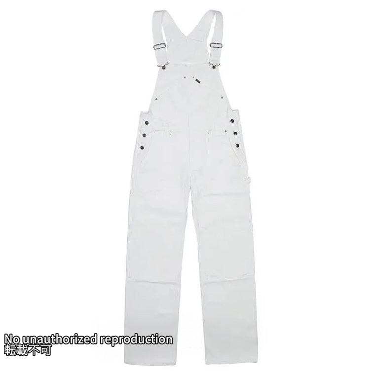 【極美品】AT-DIRTY オーバーオール アイボリー ヘリンボーン ダブルニー 極美品】AT-DIRTY オーバーオール アイボリー ヘリンボーン