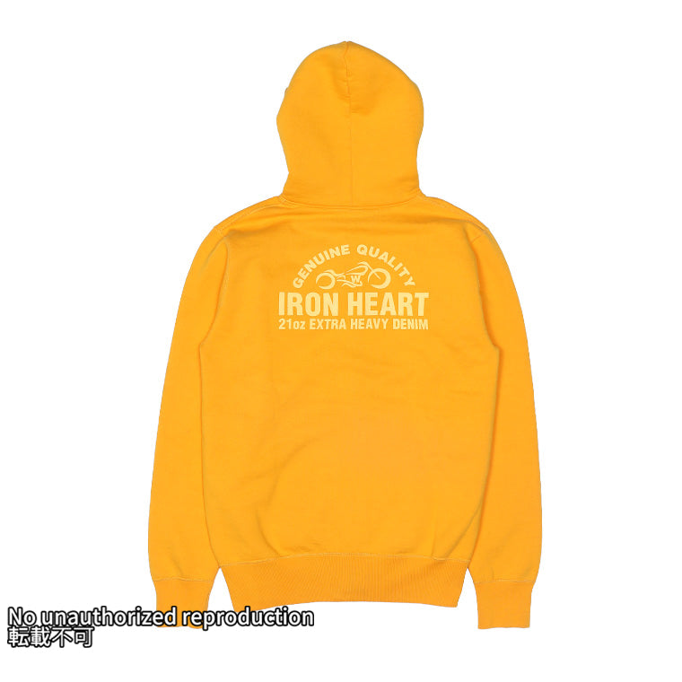 リフレクタープリントウルトラヘビーパーカー／マスタード