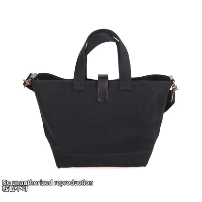 21oz黒鎧デニムトートバッグ