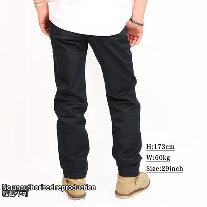 12ozヘビーチノトラウザーリラックスフィット／ネイビー