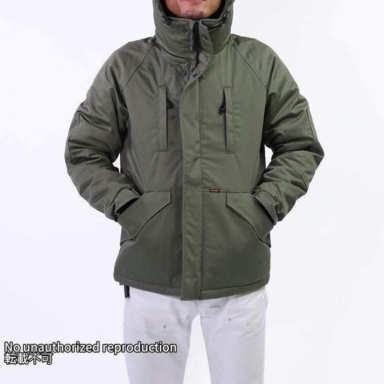 Stakes are highredfive ブラウンオリーブナイロンジャケット Stakes are highredfive ブラウンオリーブナイロンジャケット