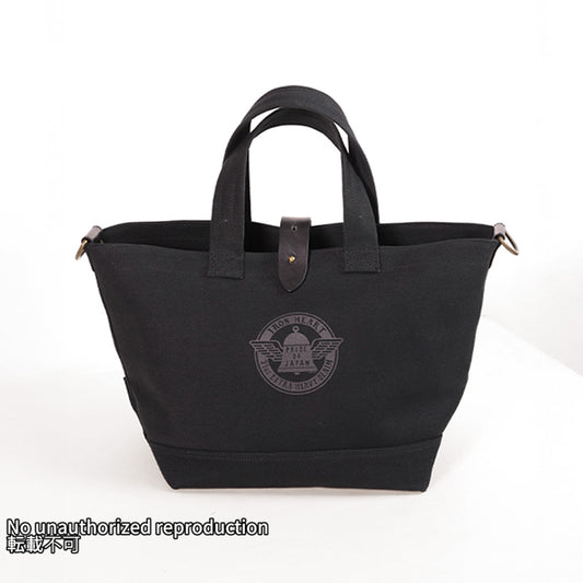 21oz黒鎧デニムトートバッグ