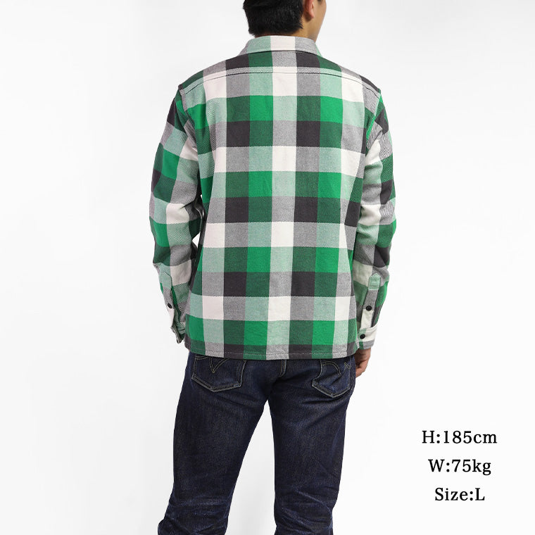 UHFヴィンテージチェックオーバーワークシャツ／グリーン – IRON HEART