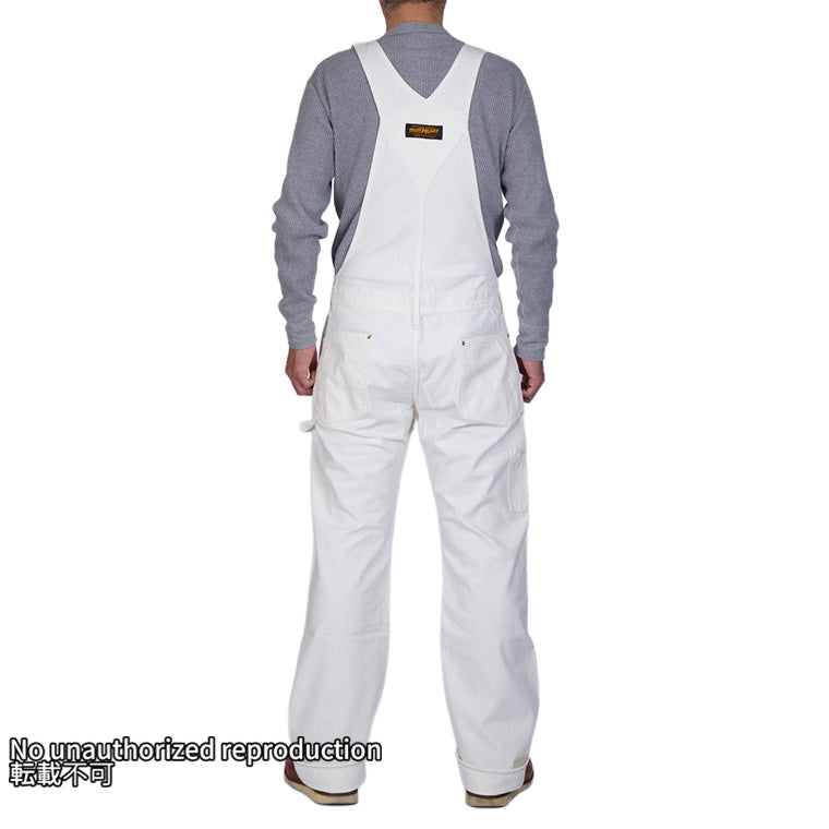 IRON HEART 10.5ozホワイトへリンボン ダブルニー オーバーオール 10.5ozホワイトヘリンボン ダブルニーオーバーオール – IRON HEART