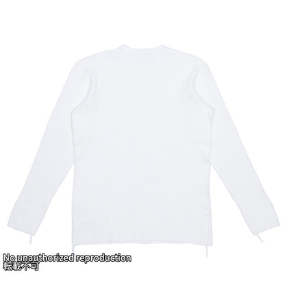 ヘビーサーマル クルーネックロングTシャツ／ホワイト