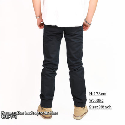 12ozヘビーチノトラウザーレギュラーフィット／ネイビー