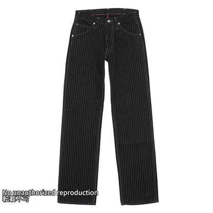 21ozウォバッシュ ロガージーンズ／ブラック