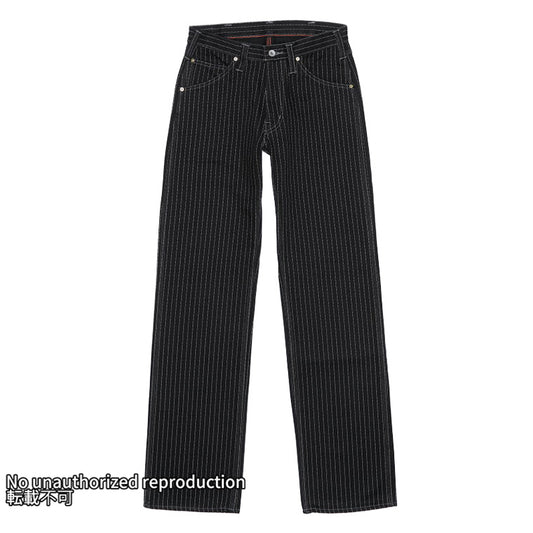 21ozウォバッシュ ロガージーンズ／ブラック