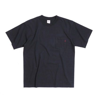 7.5oz半袖Tシャツ ポケットTシャツ：ブラック